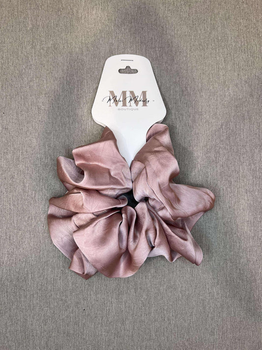 PINK Silk Scrunchies